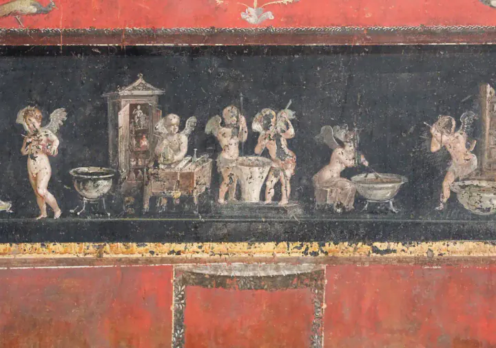A fresco from the House of the Vetti