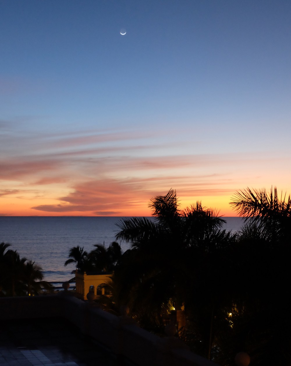 Sunset at the Riu Palace Pacifico