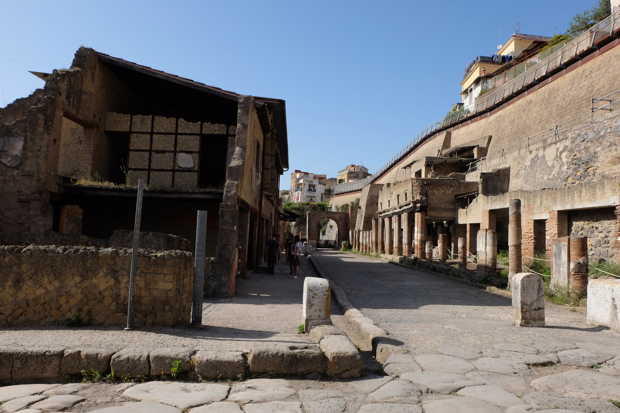 A street in Herculaneum