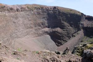 Vesuvius's crater
