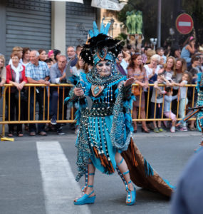 The evening Moors and Christians parade on 9 October