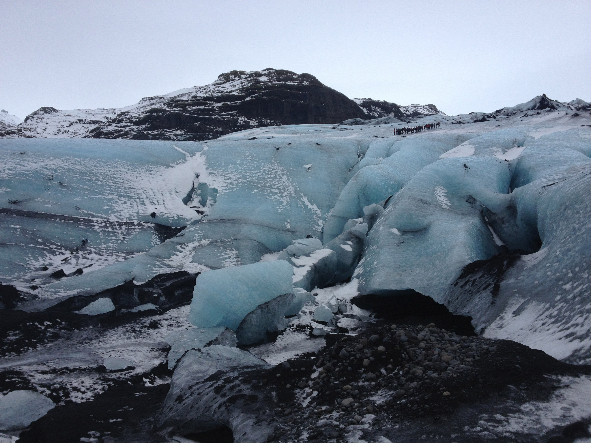 Walking on the Sólheimajökull glacier