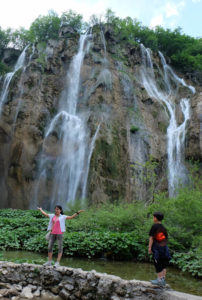 The Big Waterfall at the Plitvice Lakes