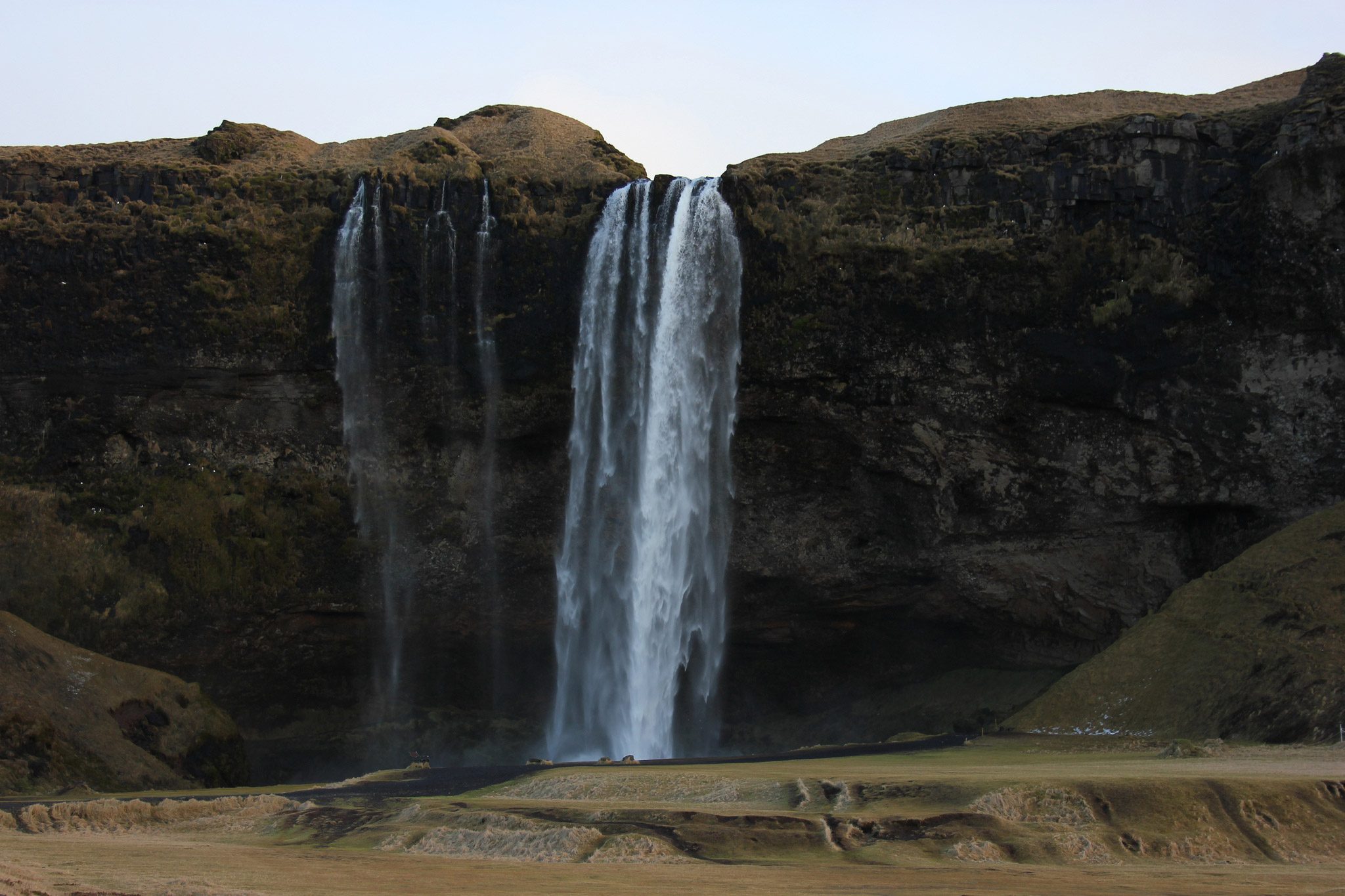 Beautiful Seljalandsfoss from the front