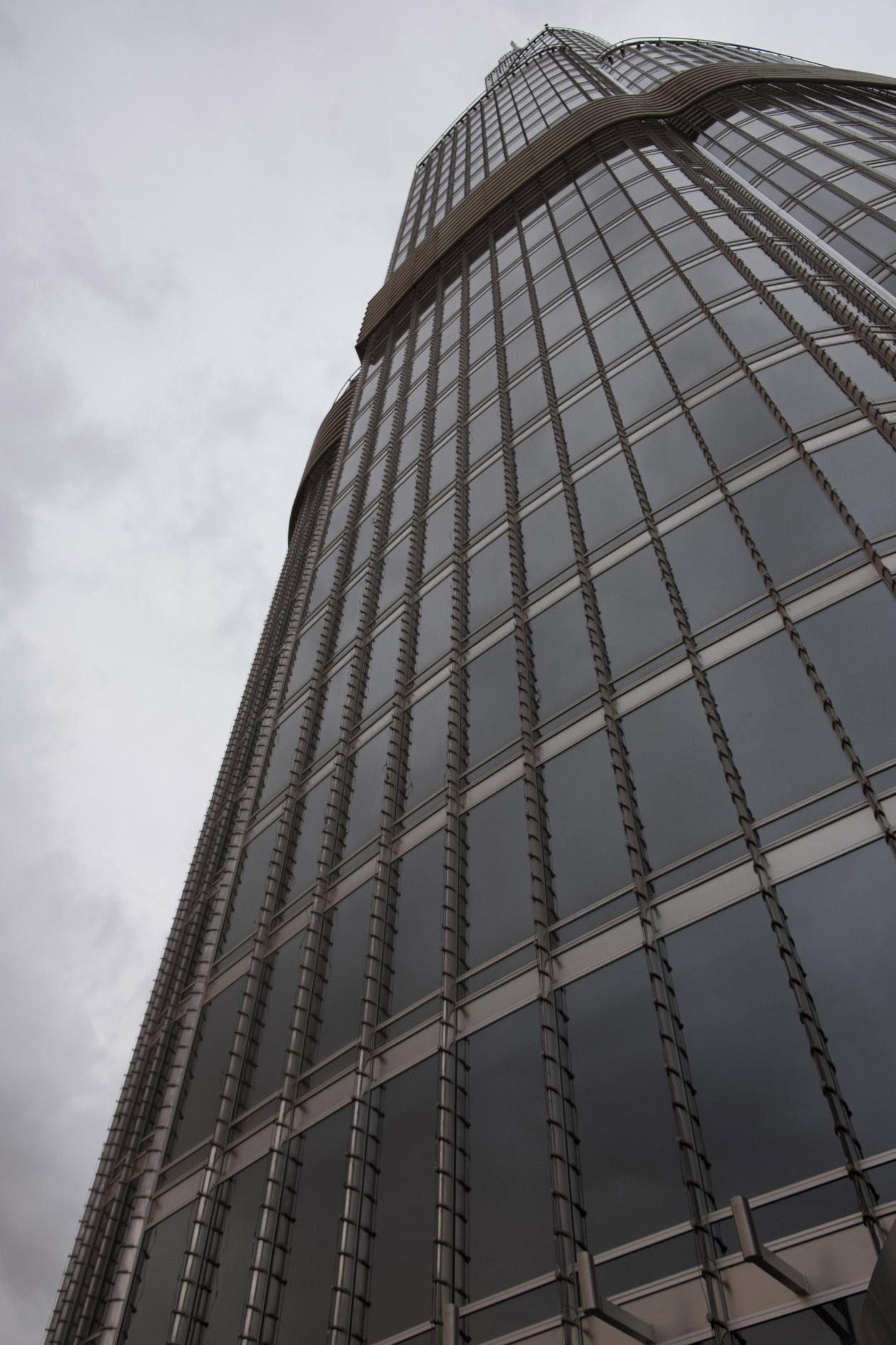 Looking up the Burj Khalifa