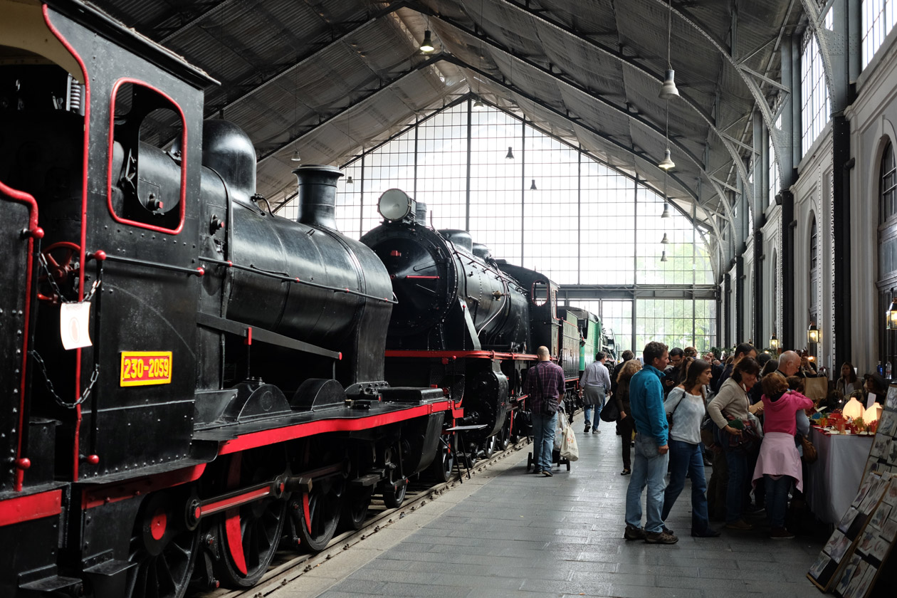 The Mercado de Motores is held at Madrid's Railway Museum on the second weekend of each month