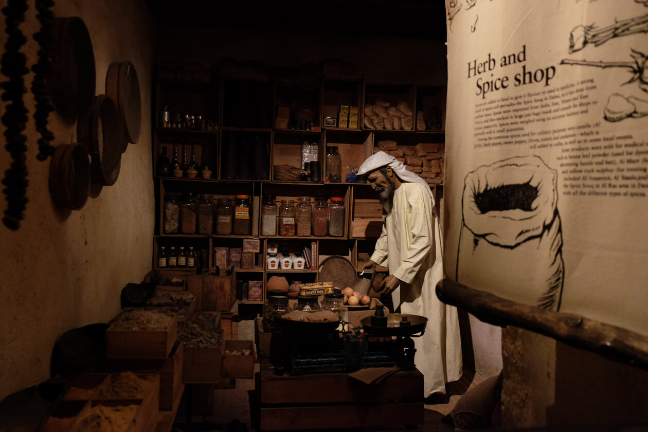 One of the dioramas at the Dubai Museum