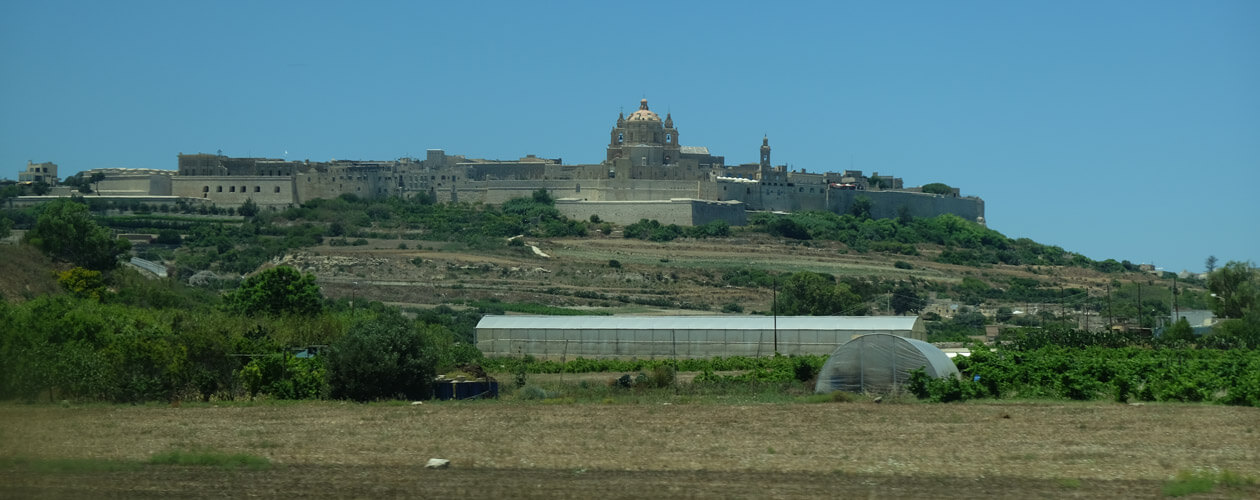 Mdina from a moving bus through a dirty window :)