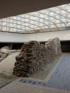 Ruins of the Roman town of Serdica in the metro station that bears its name