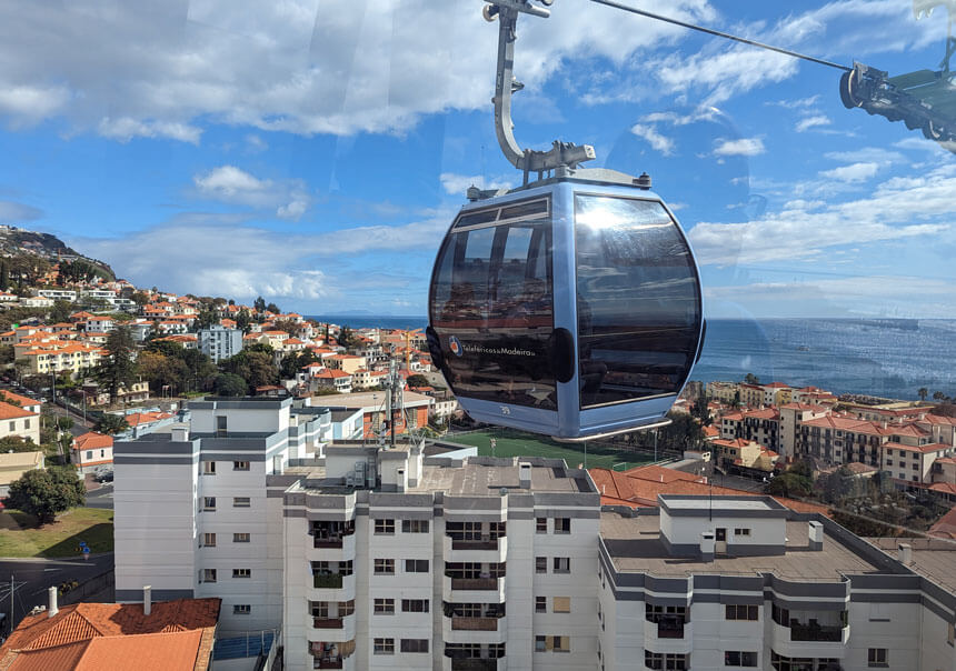 The cable car from the seafront in Funchal up to Monte. This one does take credit and debit cards but some of the others don't. You'll also need cash for buses, including the SAM airport bus.