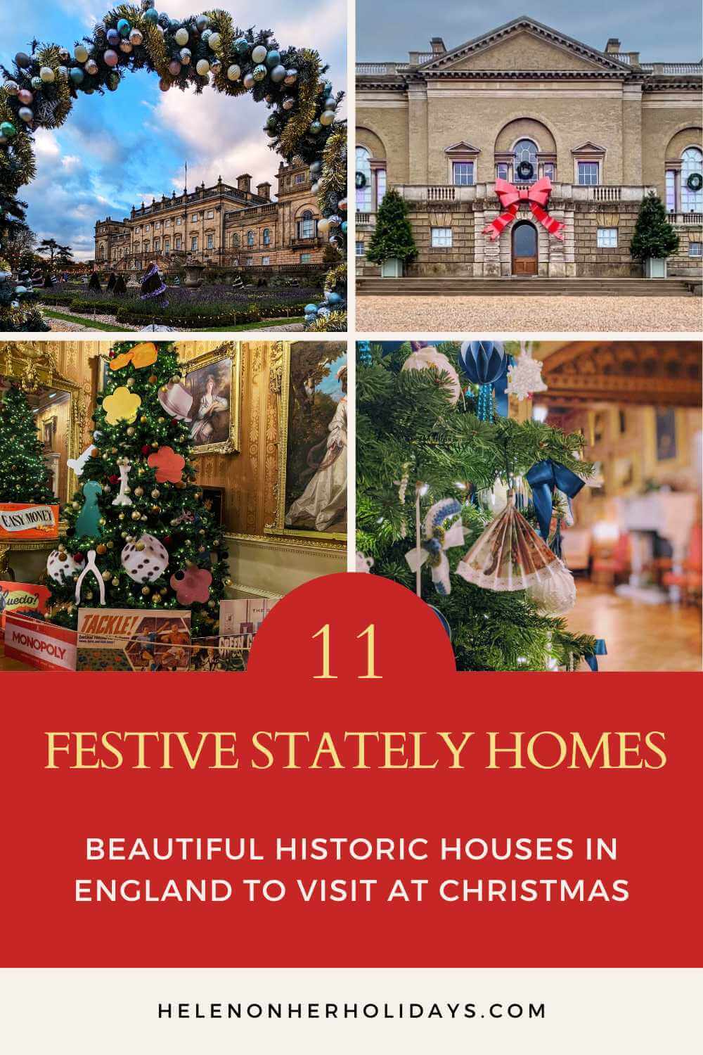 12 Festive stately homes to visit at Christmas