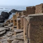 Some of the magnificent rock formations at the Giant's Causeway