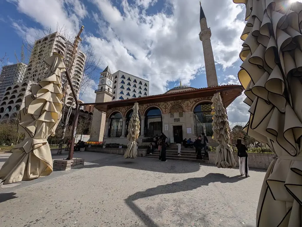 A historic mosque in Tirana